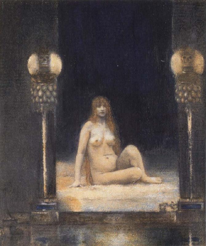 Fernand Khnopff Of Animality china oil painting image